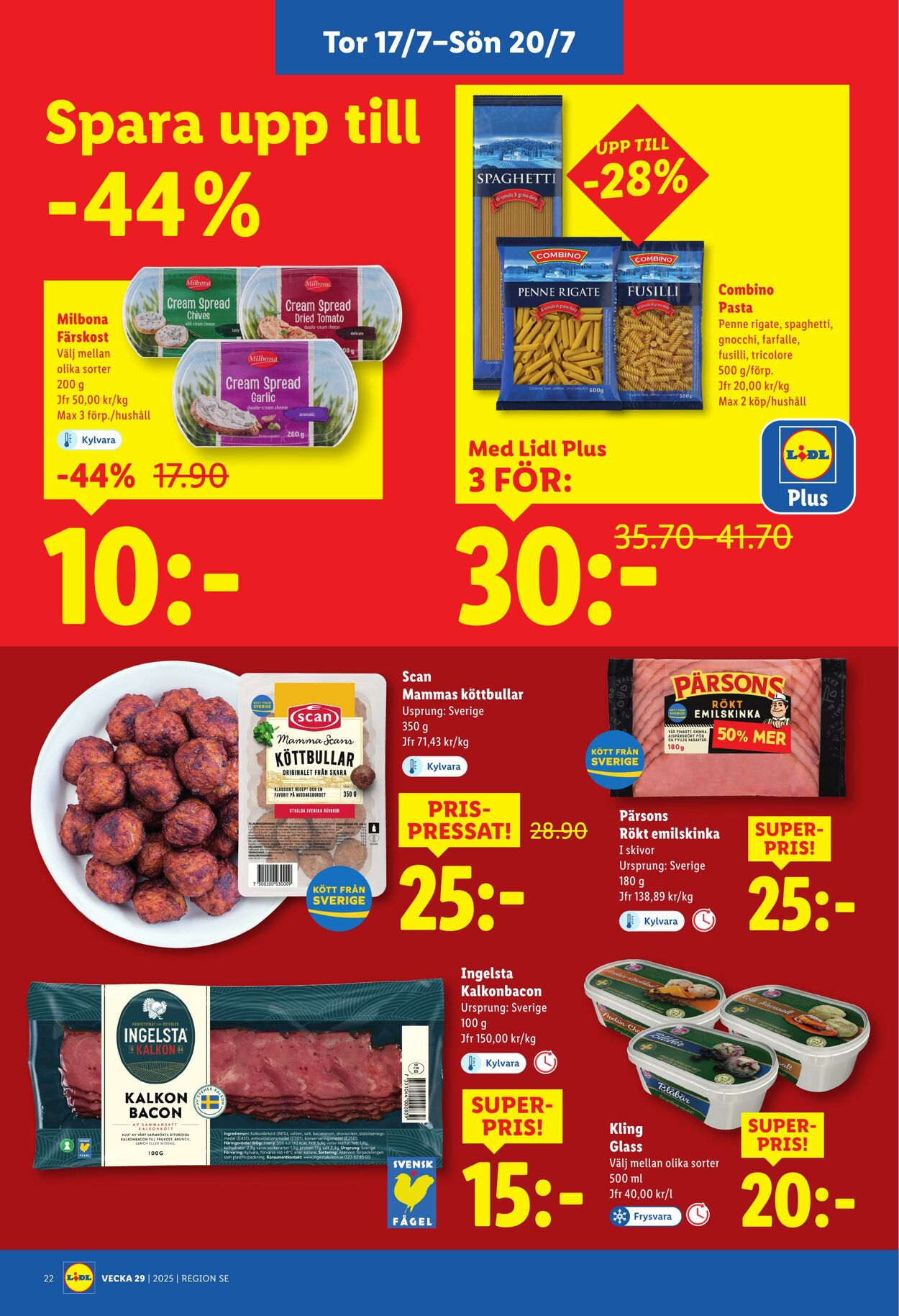 Erbjudanden Lidl 14.07.2025 - 20.07.2025