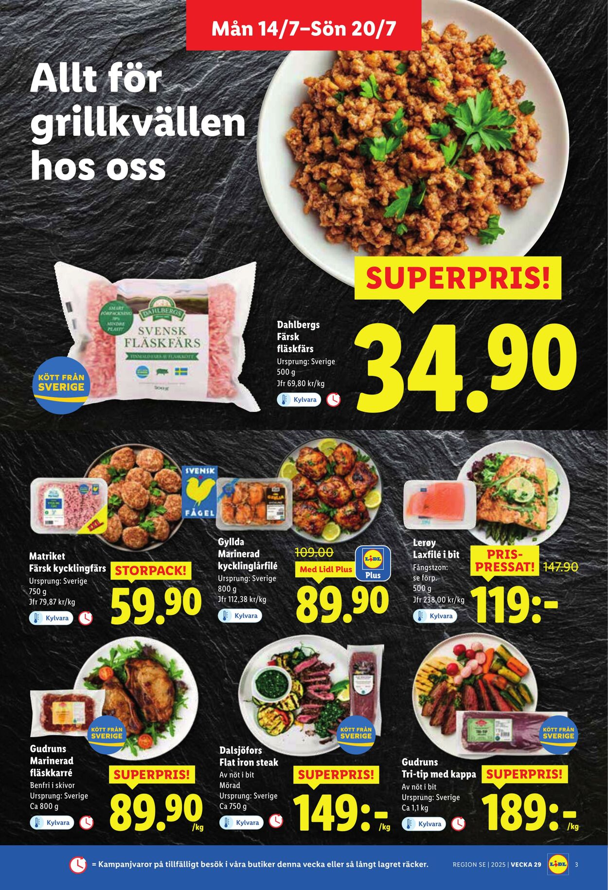 Erbjudanden Lidl 14.07.2025 - 20.07.2025