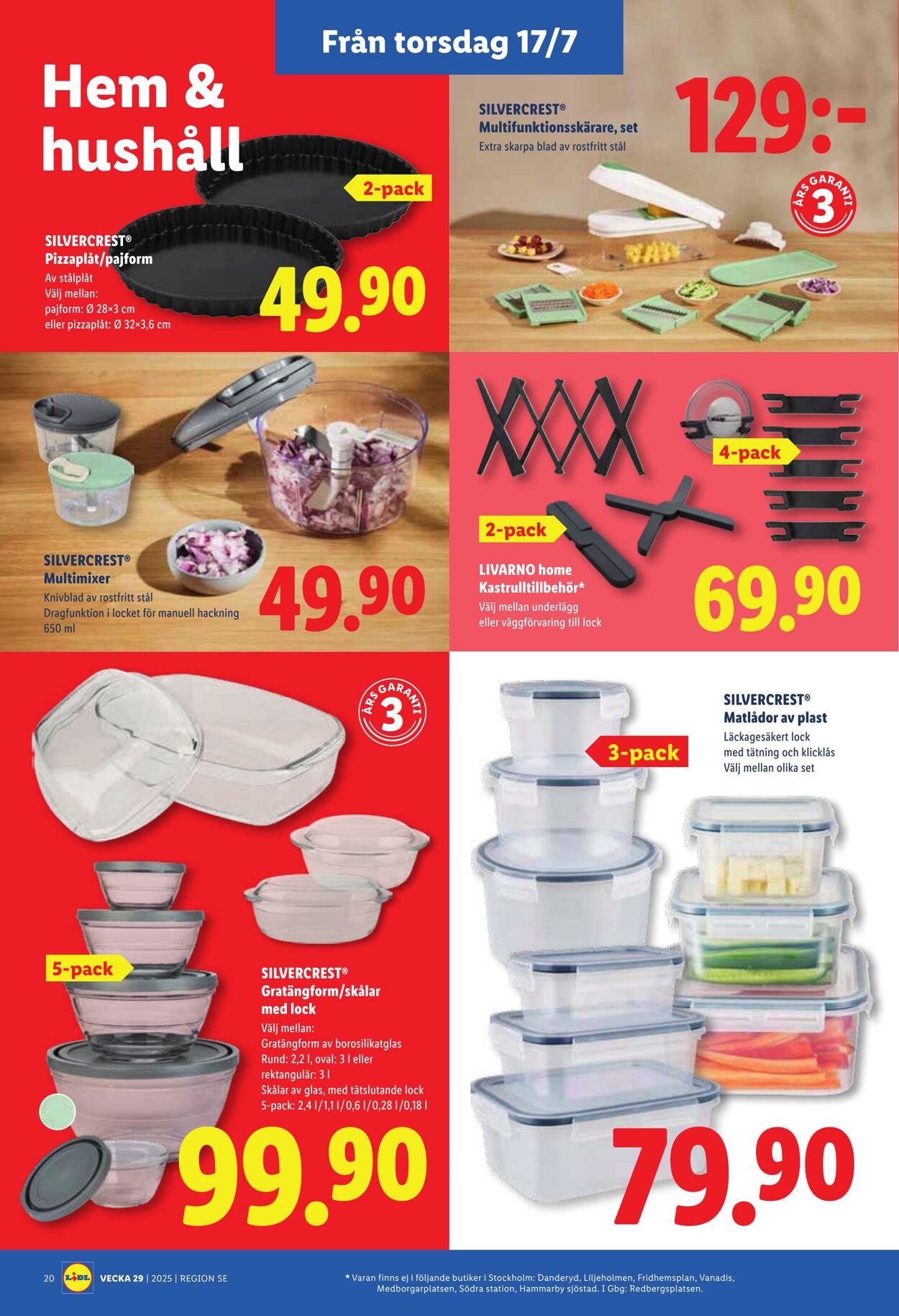 Erbjudanden Lidl 14.07.2025 - 20.07.2025