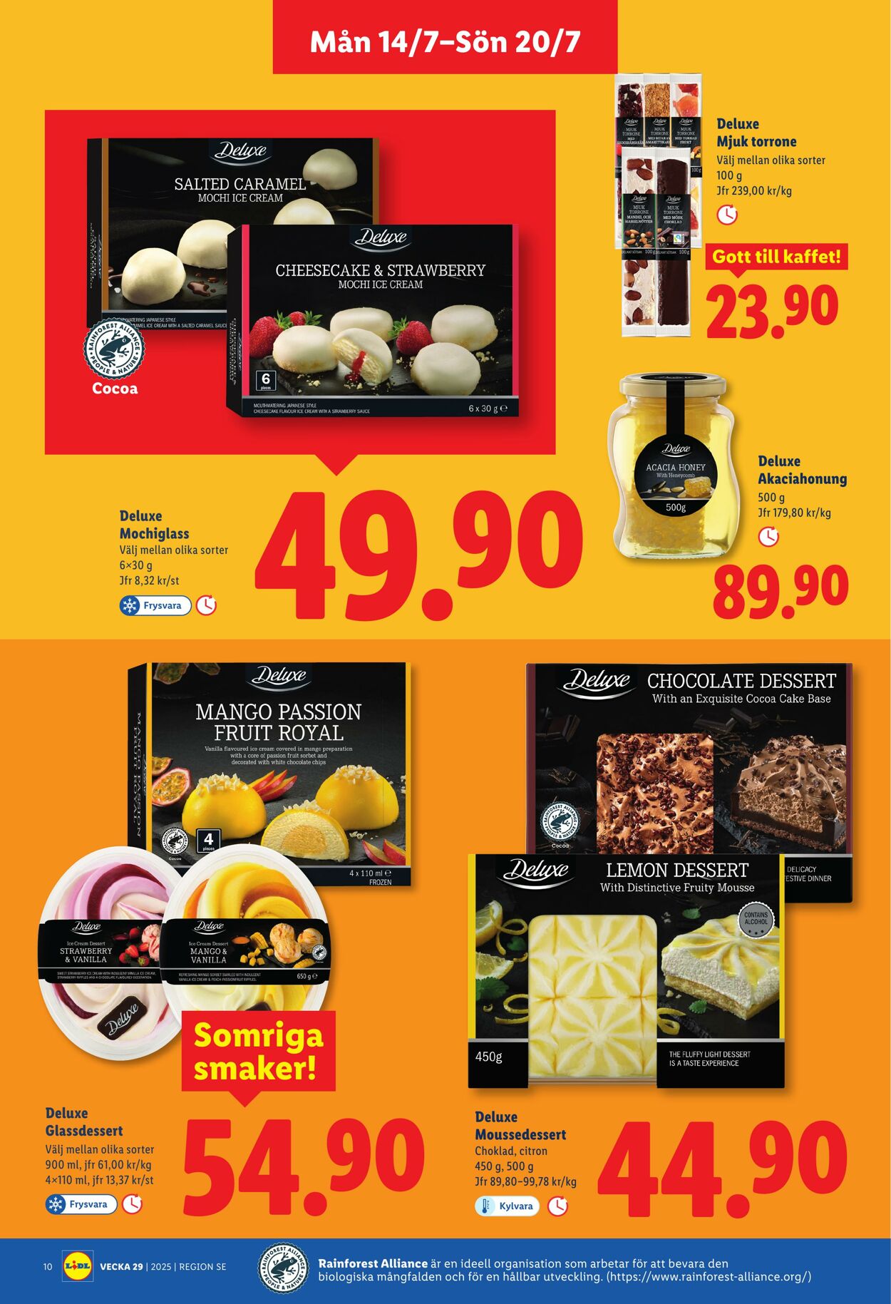 Erbjudanden Lidl 14.07.2025 - 20.07.2025