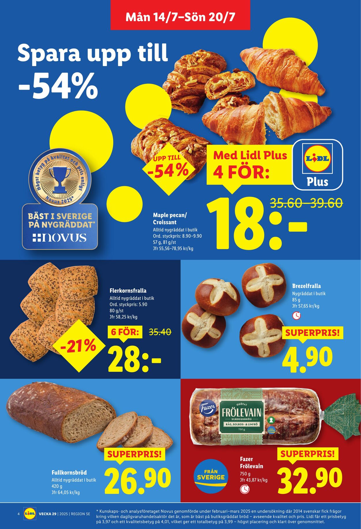 Erbjudanden Lidl 14.07.2025 - 20.07.2025