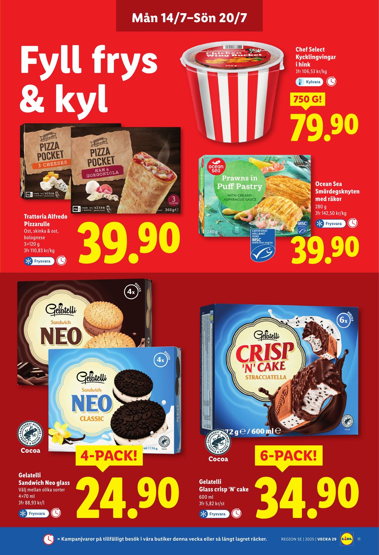Erbjudanden Lidl 14.07.2025 - 20.07.2025