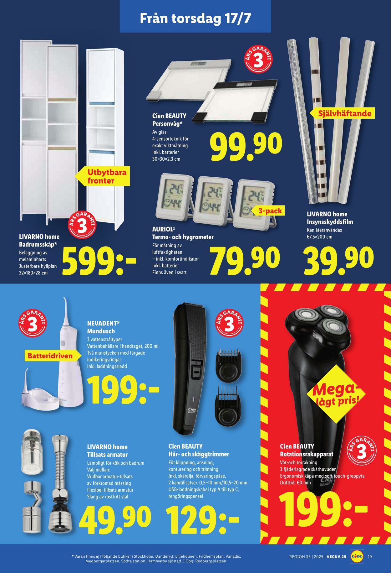 Erbjudanden Lidl 14.07.2025 - 20.07.2025
