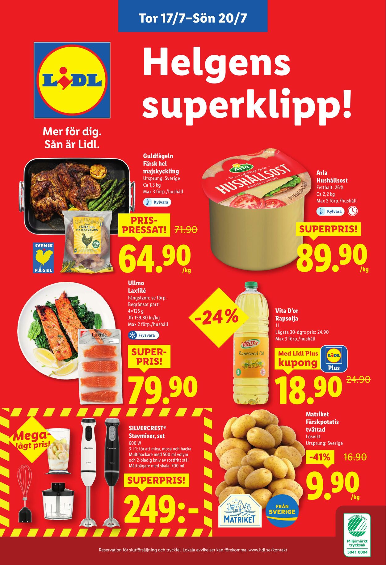Erbjudanden Lidl 14.07.2025 - 20.07.2025