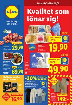 Erbjudanden Lidl 14.07.2025 - 20.07.2025