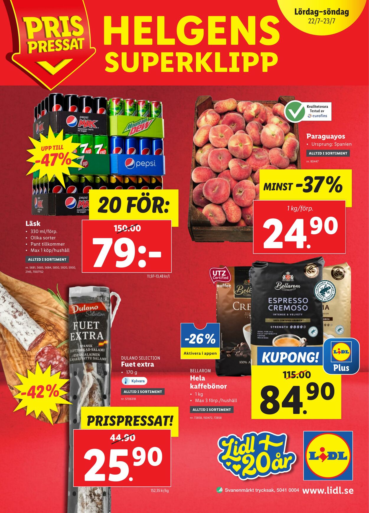 Erbjudanden Lidl 17.07.2023 - 23.07.2023