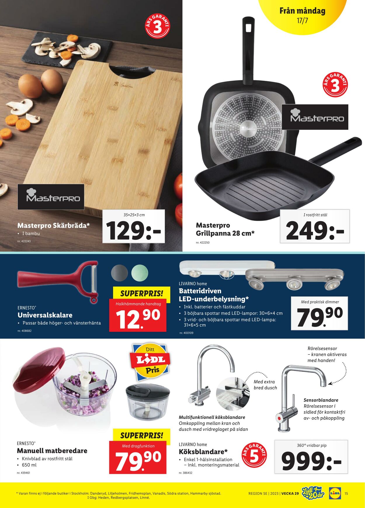 Erbjudanden Lidl 17.07.2023 - 23.07.2023