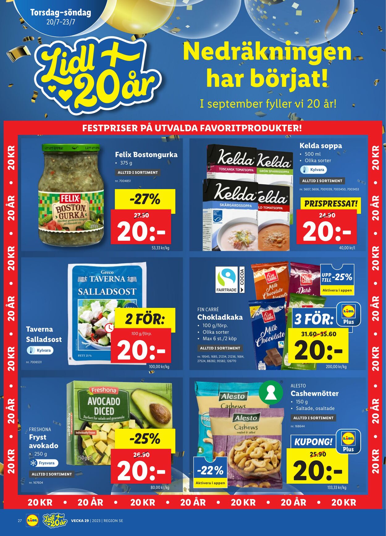 Erbjudanden Lidl 17.07.2023 - 23.07.2023