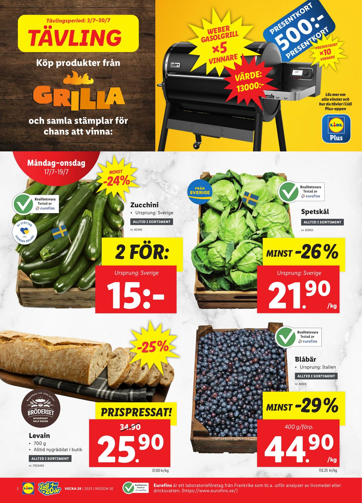 Erbjudanden Lidl 17.07.2023 - 23.07.2023