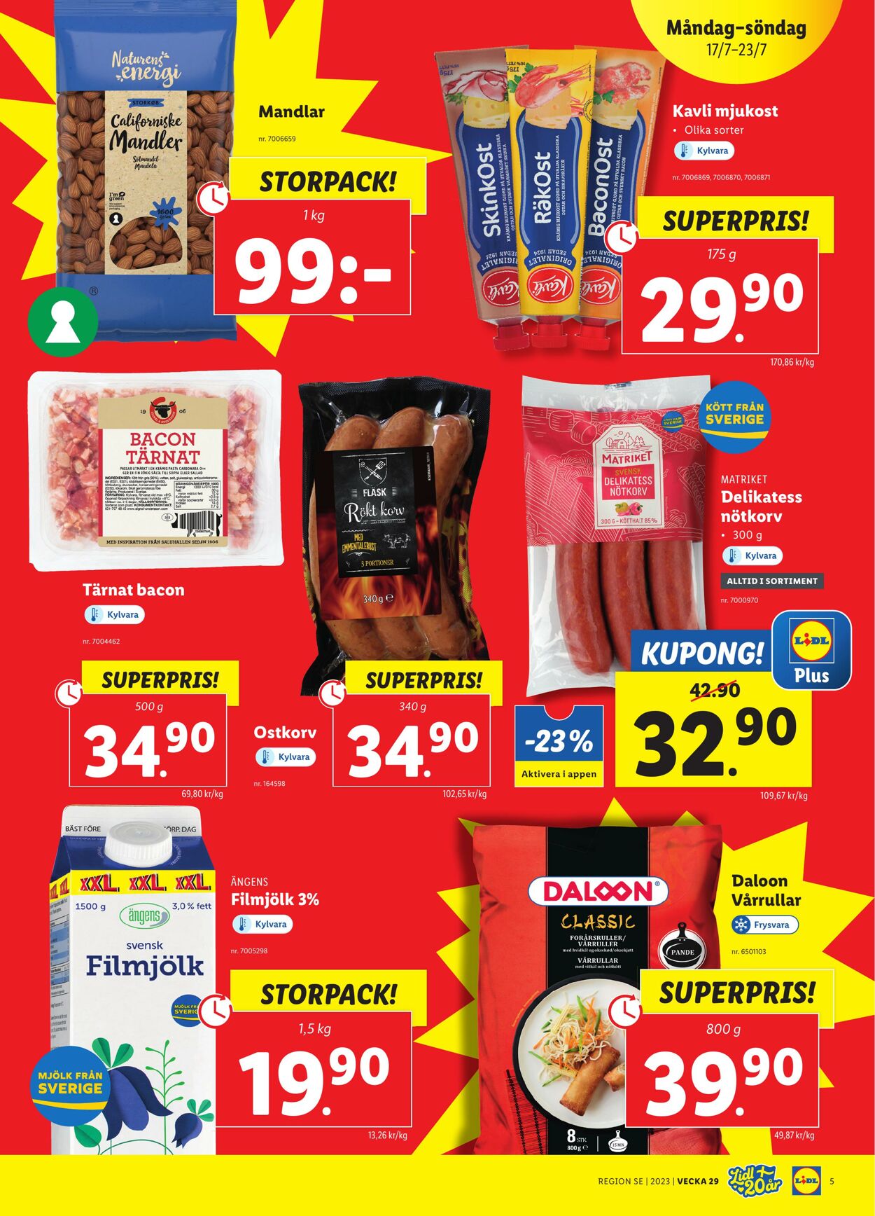 Erbjudanden Lidl 17.07.2023 - 23.07.2023