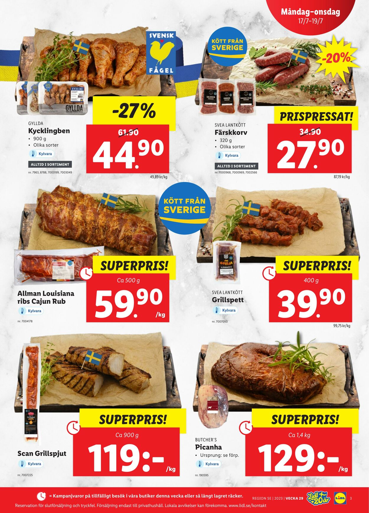 Erbjudanden Lidl 17.07.2023 - 23.07.2023