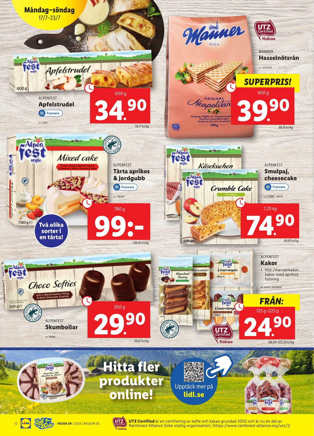 Erbjudanden Lidl 17.07.2023 - 23.07.2023