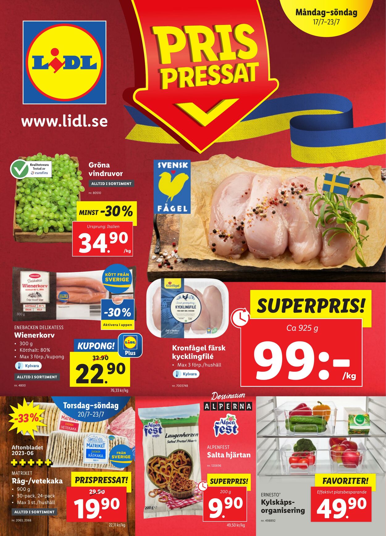 Erbjudanden Lidl 17.07.2023 - 23.07.2023