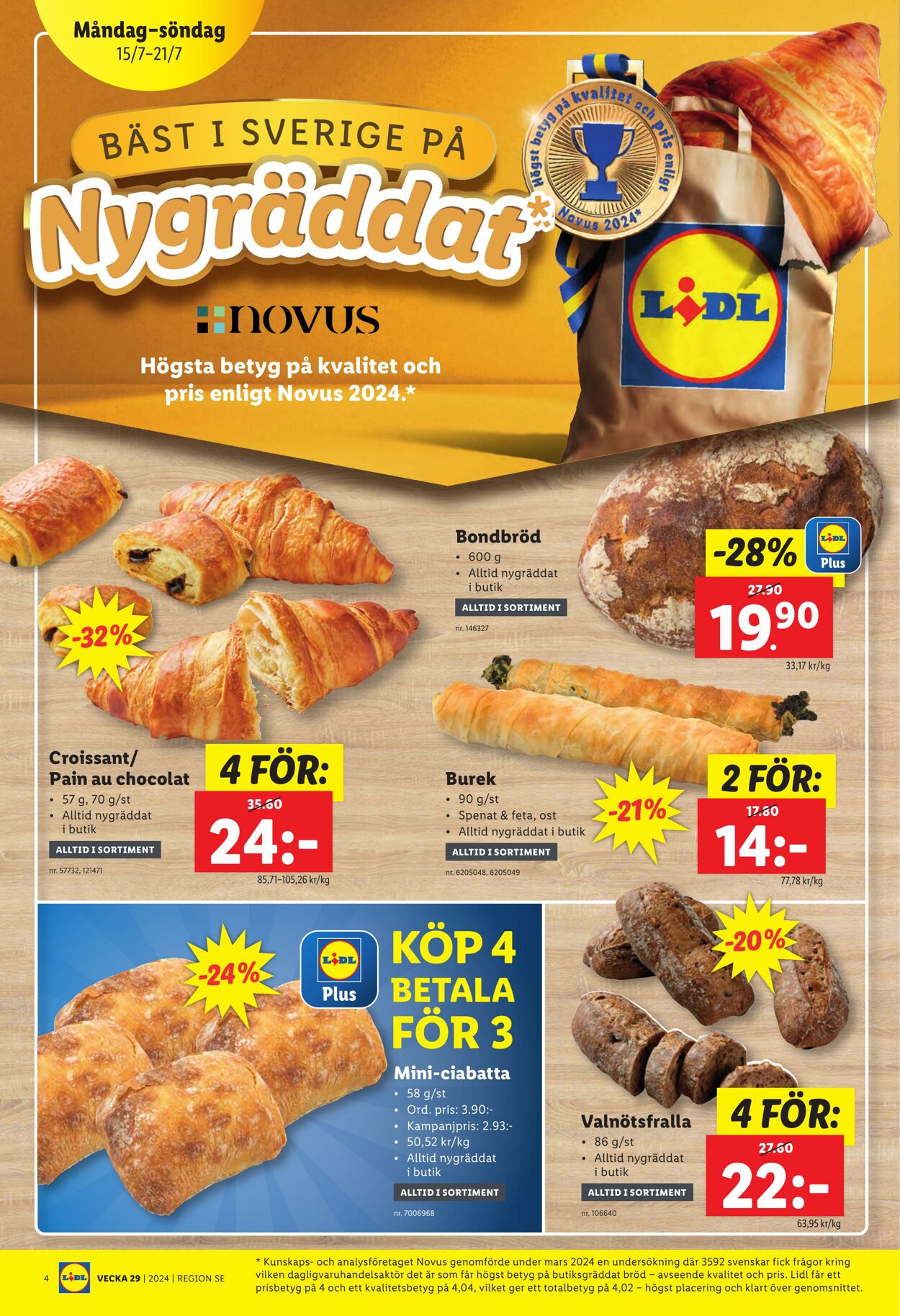 Erbjudanden Lidl 15.07.2024 - 21.07.2024