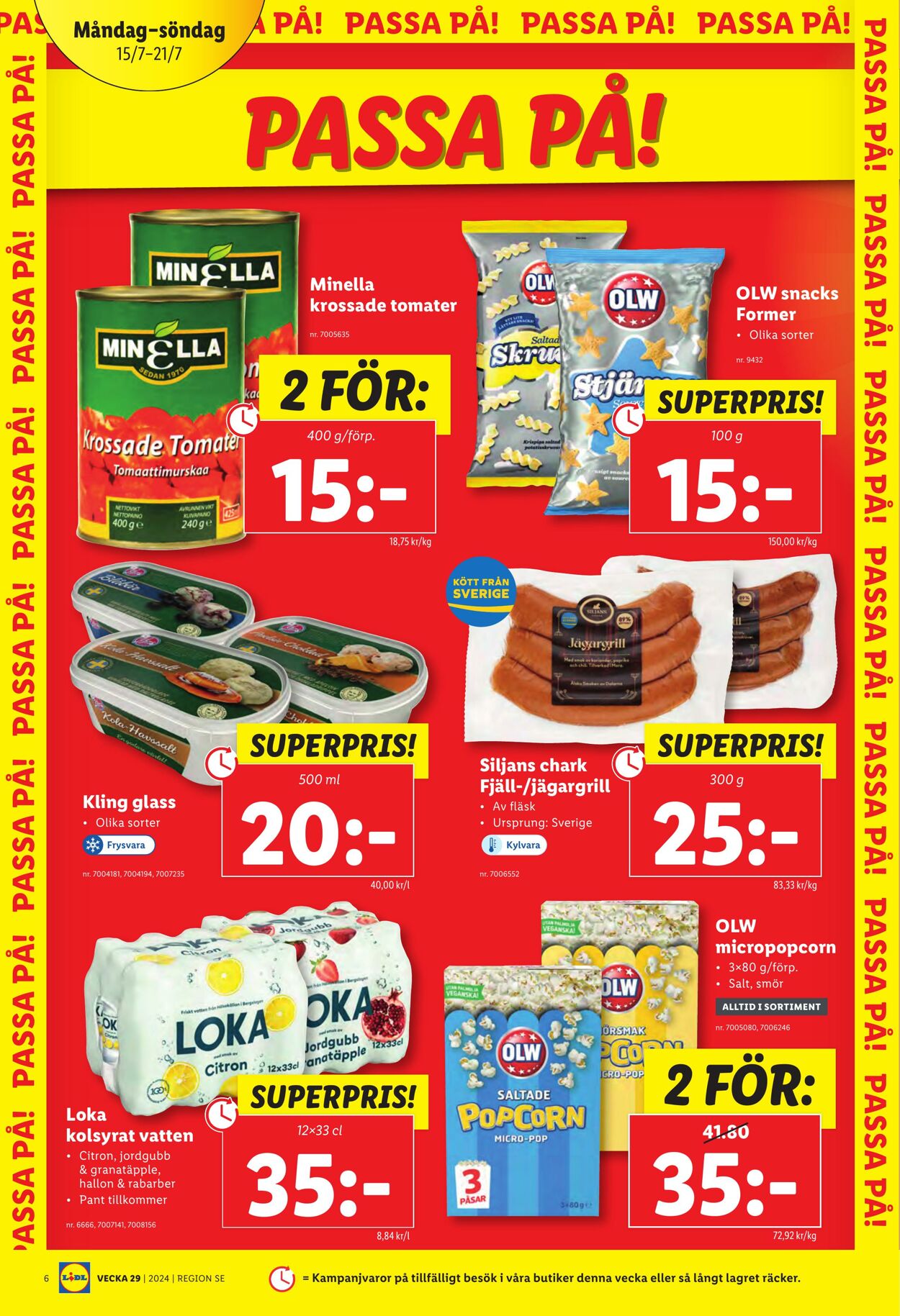 Erbjudanden Lidl 15.07.2024 - 21.07.2024