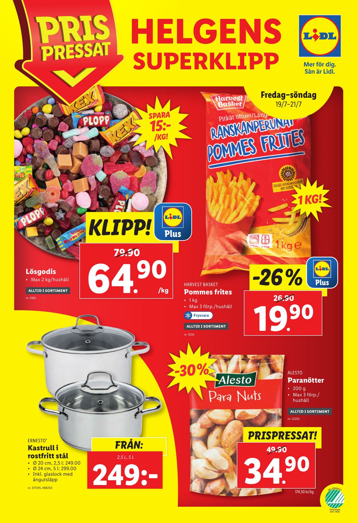 Erbjudanden Lidl 15.07.2024 - 21.07.2024