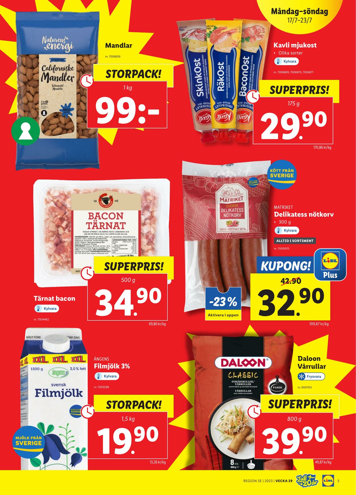 Erbjudanden Lidl 17.07.2023 - 23.07.2023