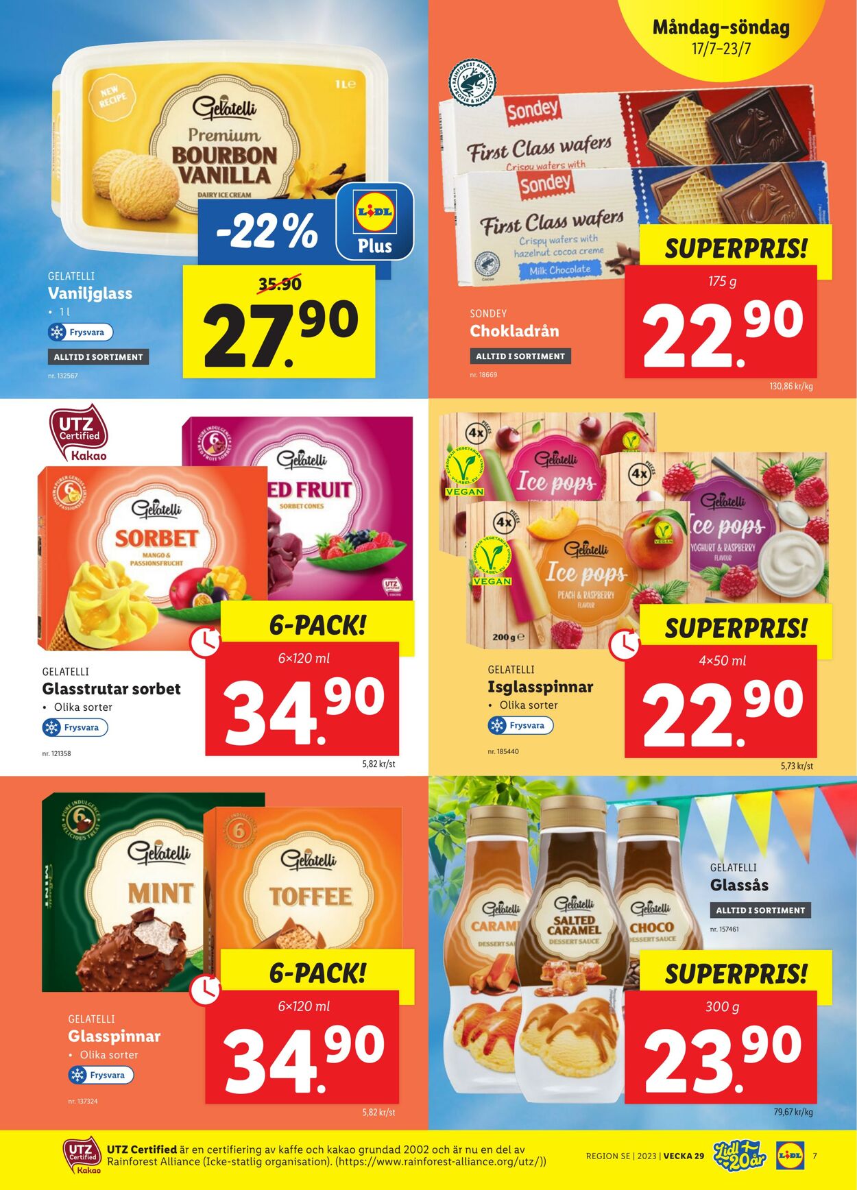 Erbjudanden Lidl 17.07.2023 - 23.07.2023