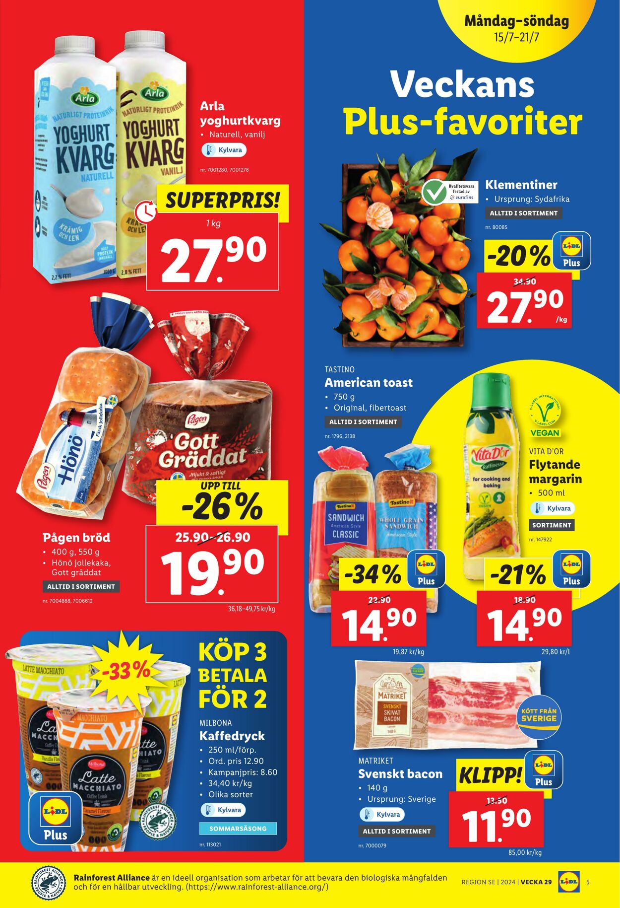 Erbjudanden Lidl 15.07.2024 - 21.07.2024