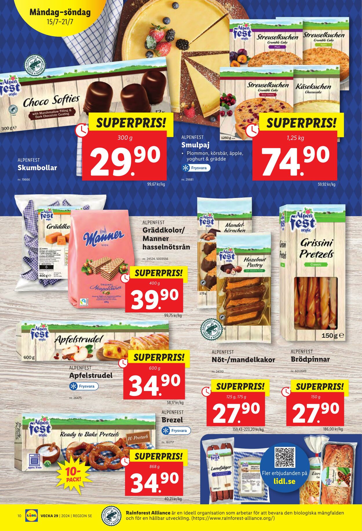 Erbjudanden Lidl 15.07.2024 - 21.07.2024