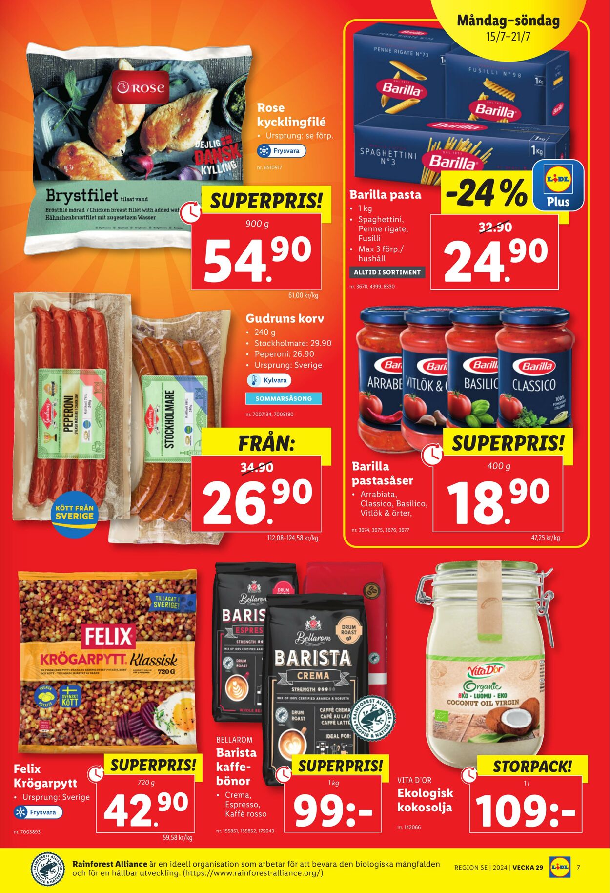 Erbjudanden Lidl 15.07.2024 - 21.07.2024