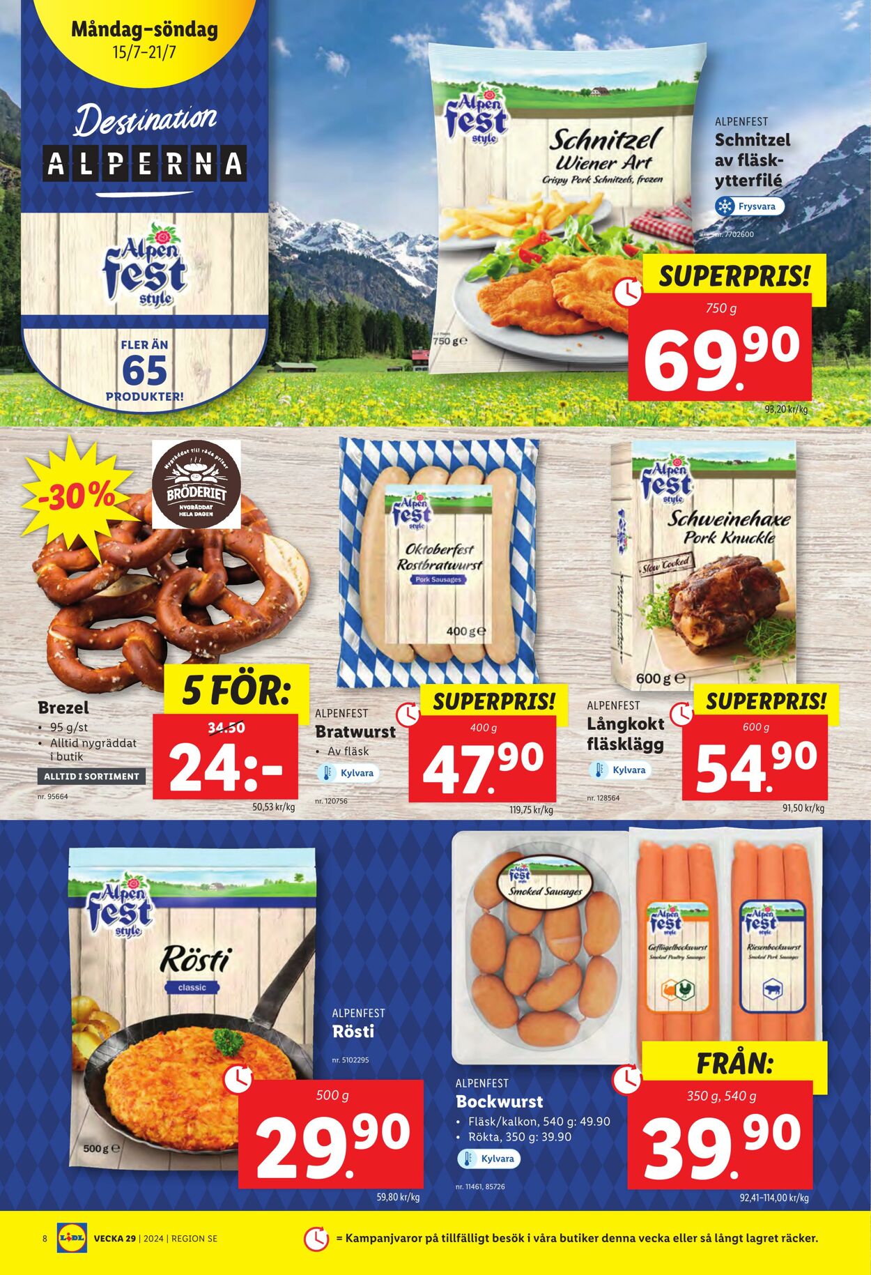 Erbjudanden Lidl 15.07.2024 - 21.07.2024