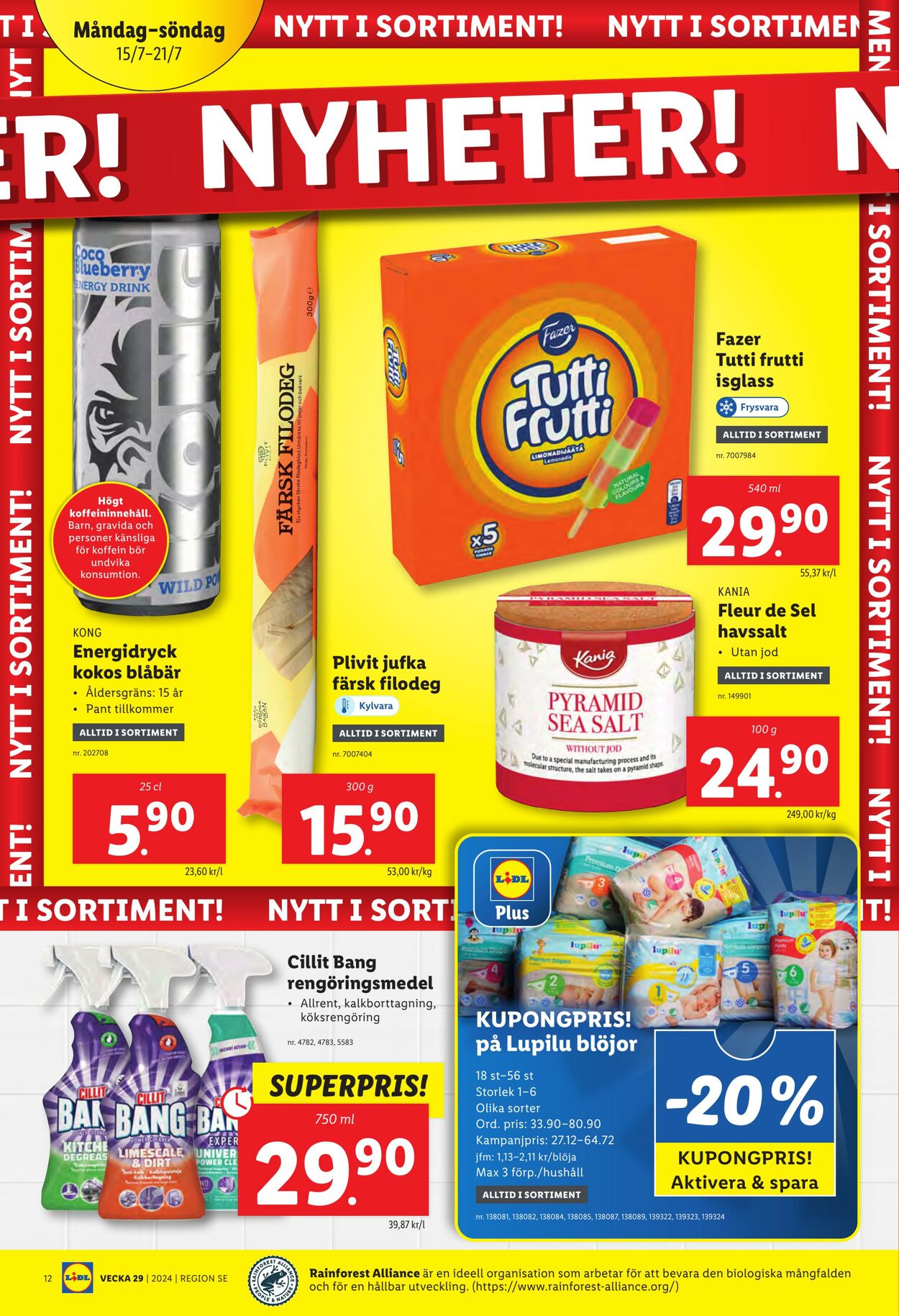 Erbjudanden Lidl 15.07.2024 - 21.07.2024