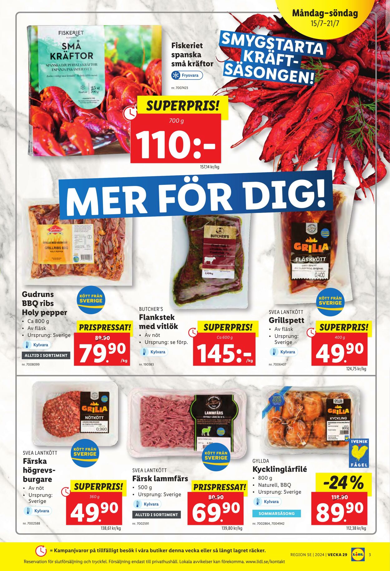 Erbjudanden Lidl 15.07.2024 - 21.07.2024