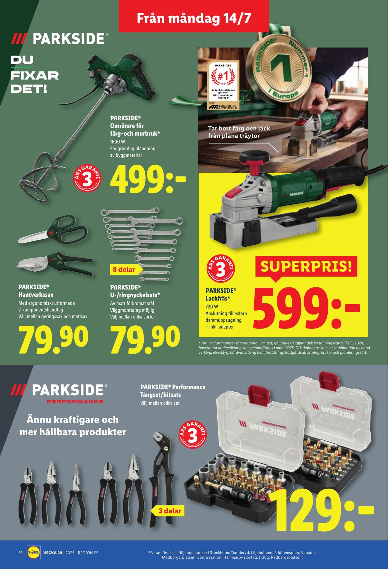 Erbjudanden Lidl 14.07.2025 - 20.07.2025
