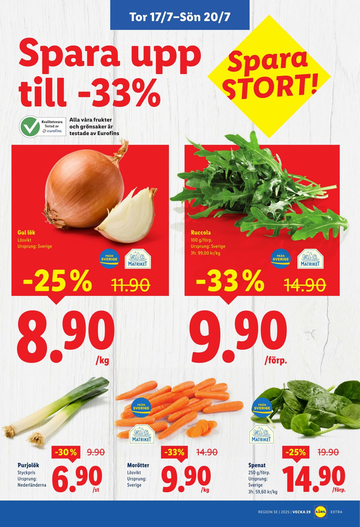 Erbjudanden Lidl 14.07.2025 - 20.07.2025