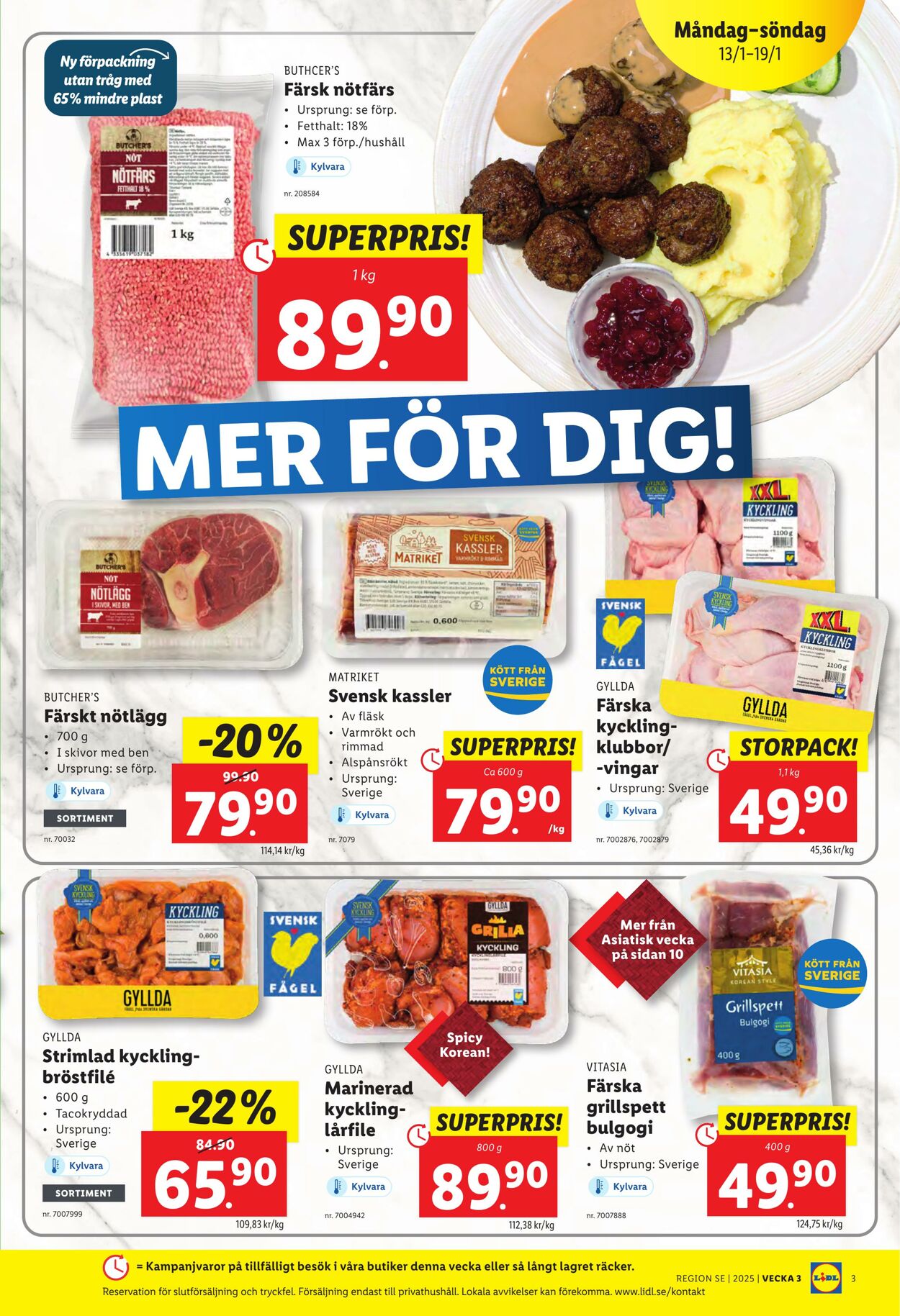 Erbjudanden Lidl 13.01.2025 - 19.01.2025