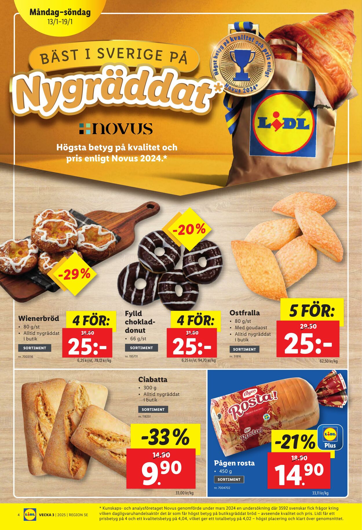 Erbjudanden Lidl 13.01.2025 - 19.01.2025