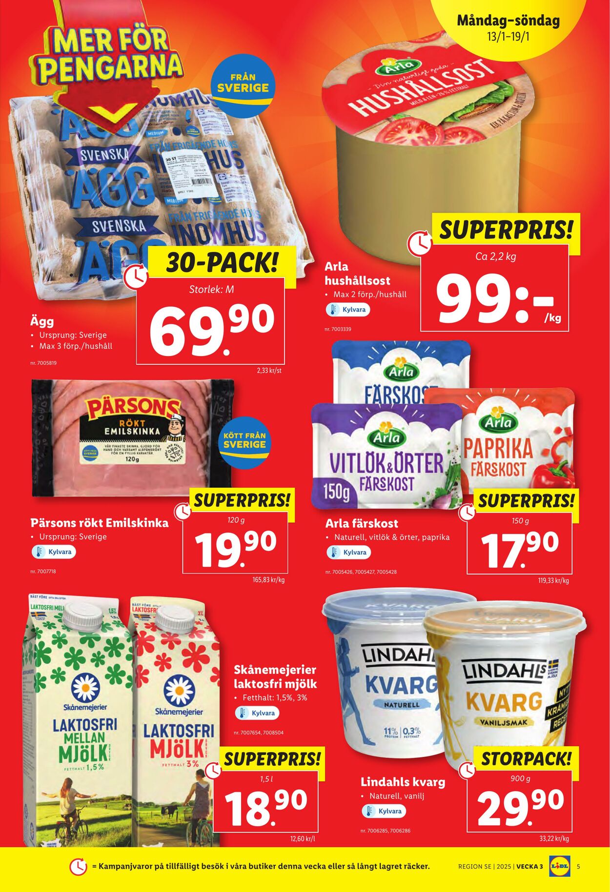 Erbjudanden Lidl 13.01.2025 - 19.01.2025