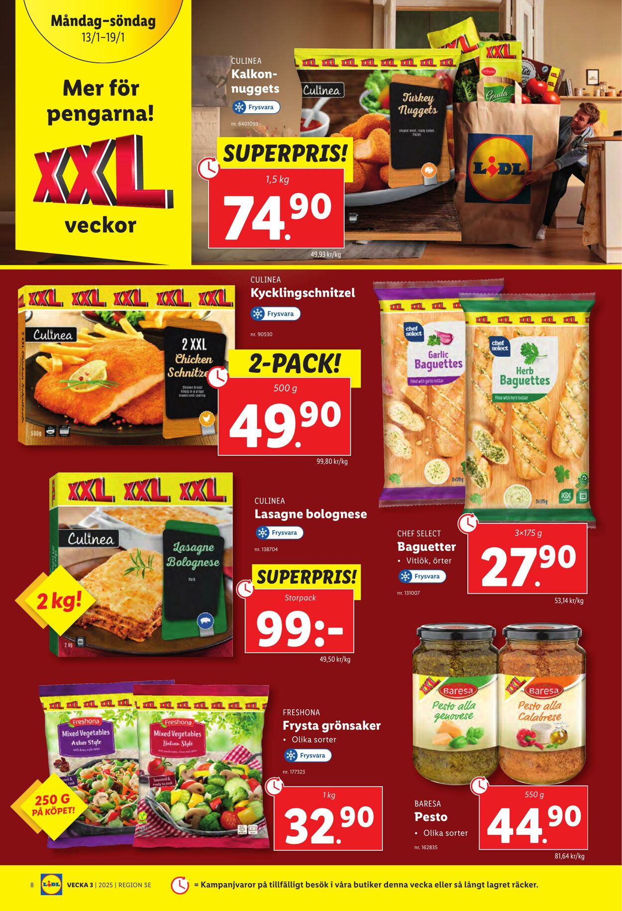 Erbjudanden Lidl 13.01.2025 - 19.01.2025