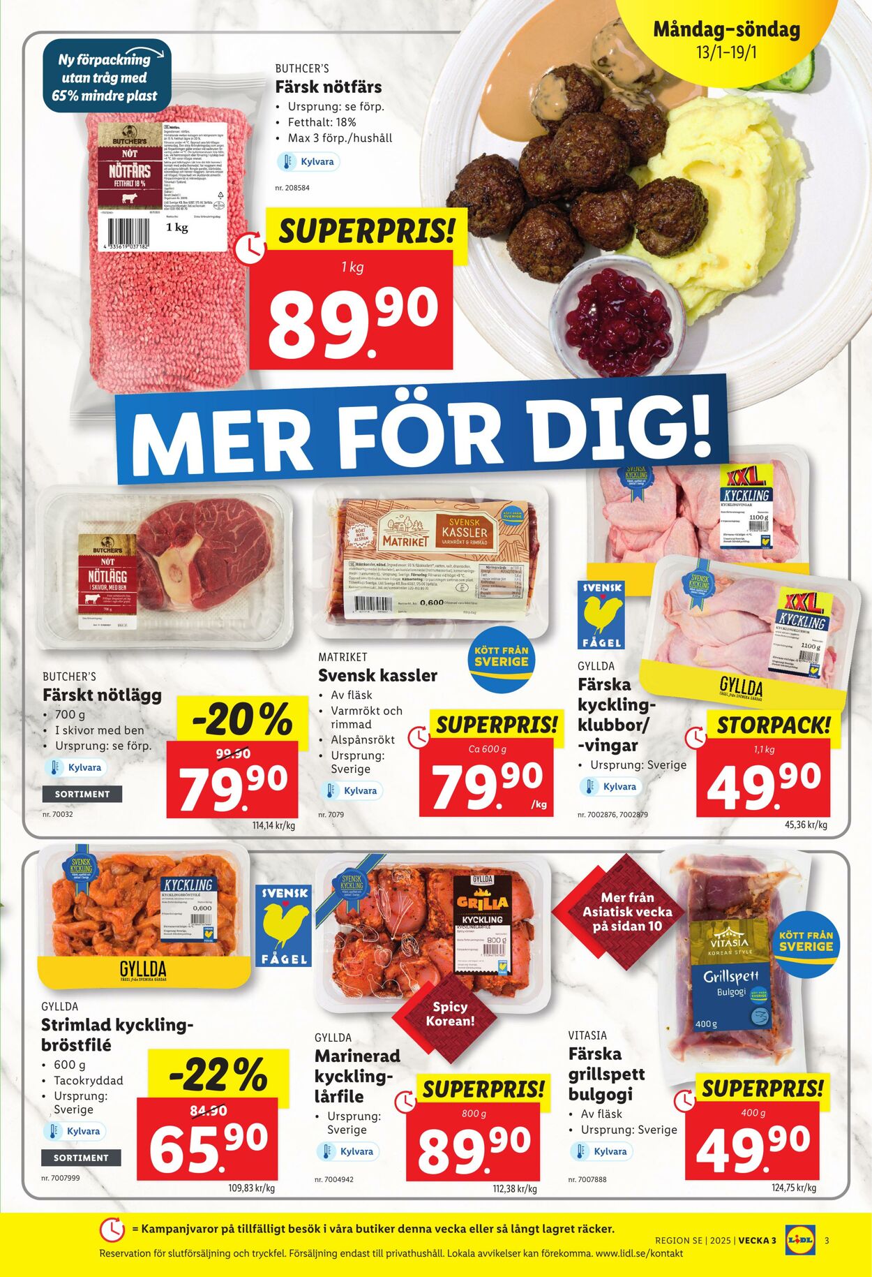 Erbjudanden Lidl 13.01.2025 - 19.01.2025