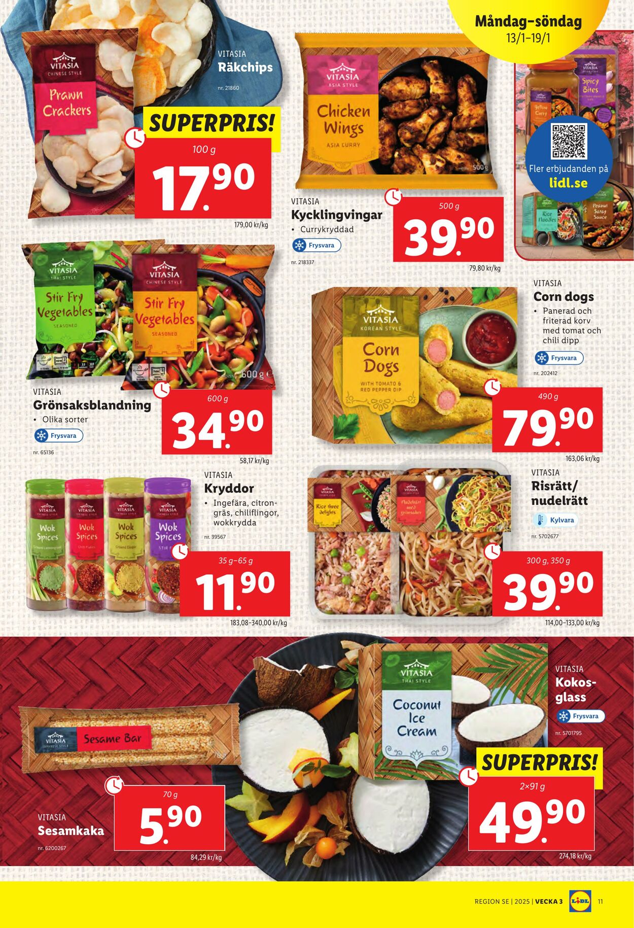 Erbjudanden Lidl 13.01.2025 - 19.01.2025