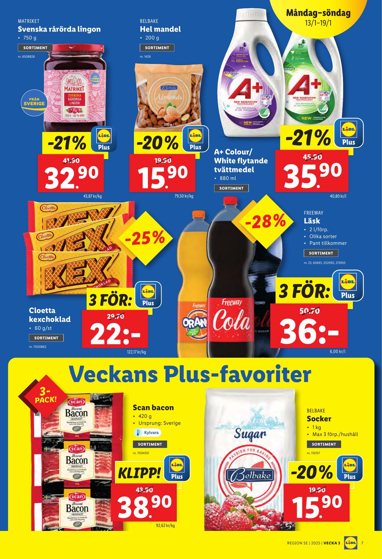 Erbjudanden Lidl 13.01.2025 - 19.01.2025