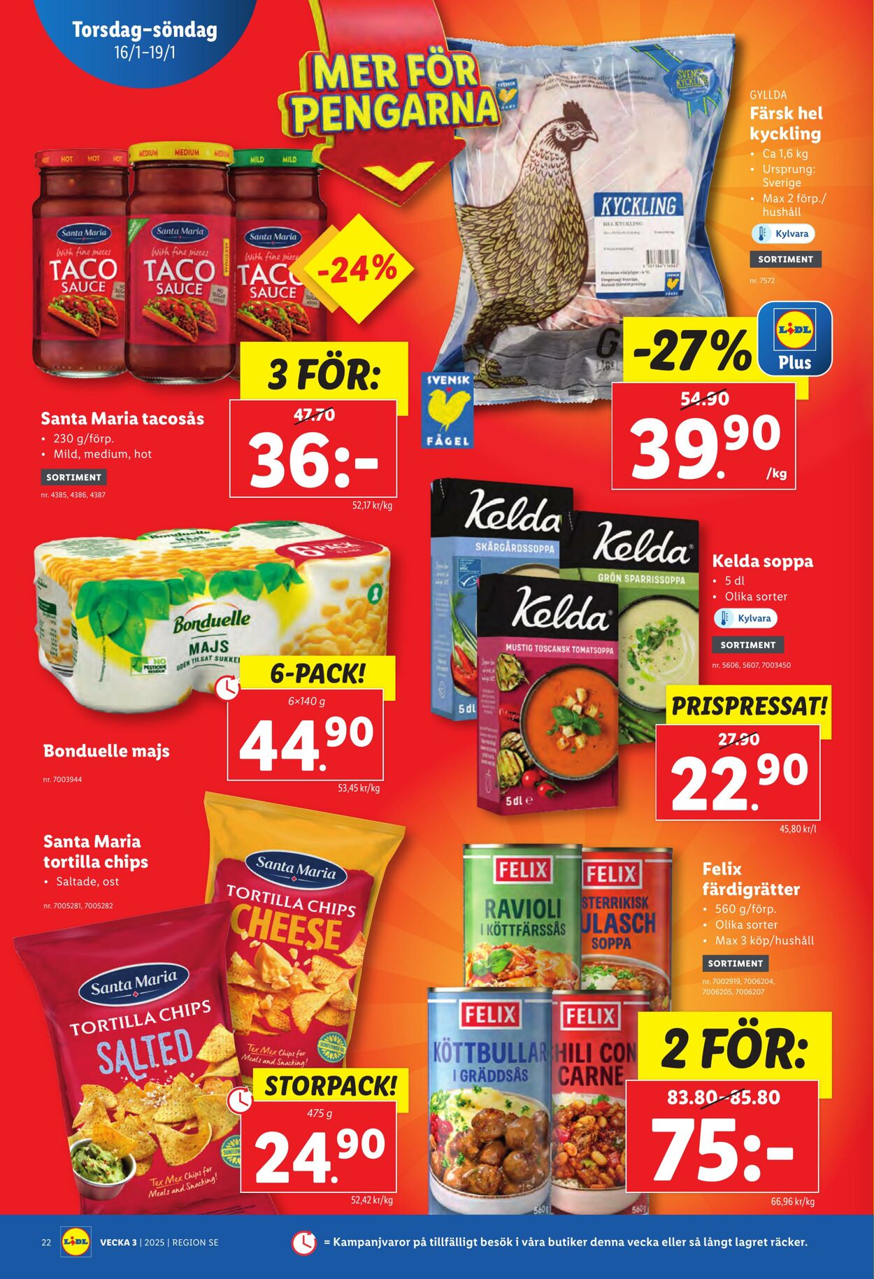 Erbjudanden Lidl 13.01.2025 - 19.01.2025