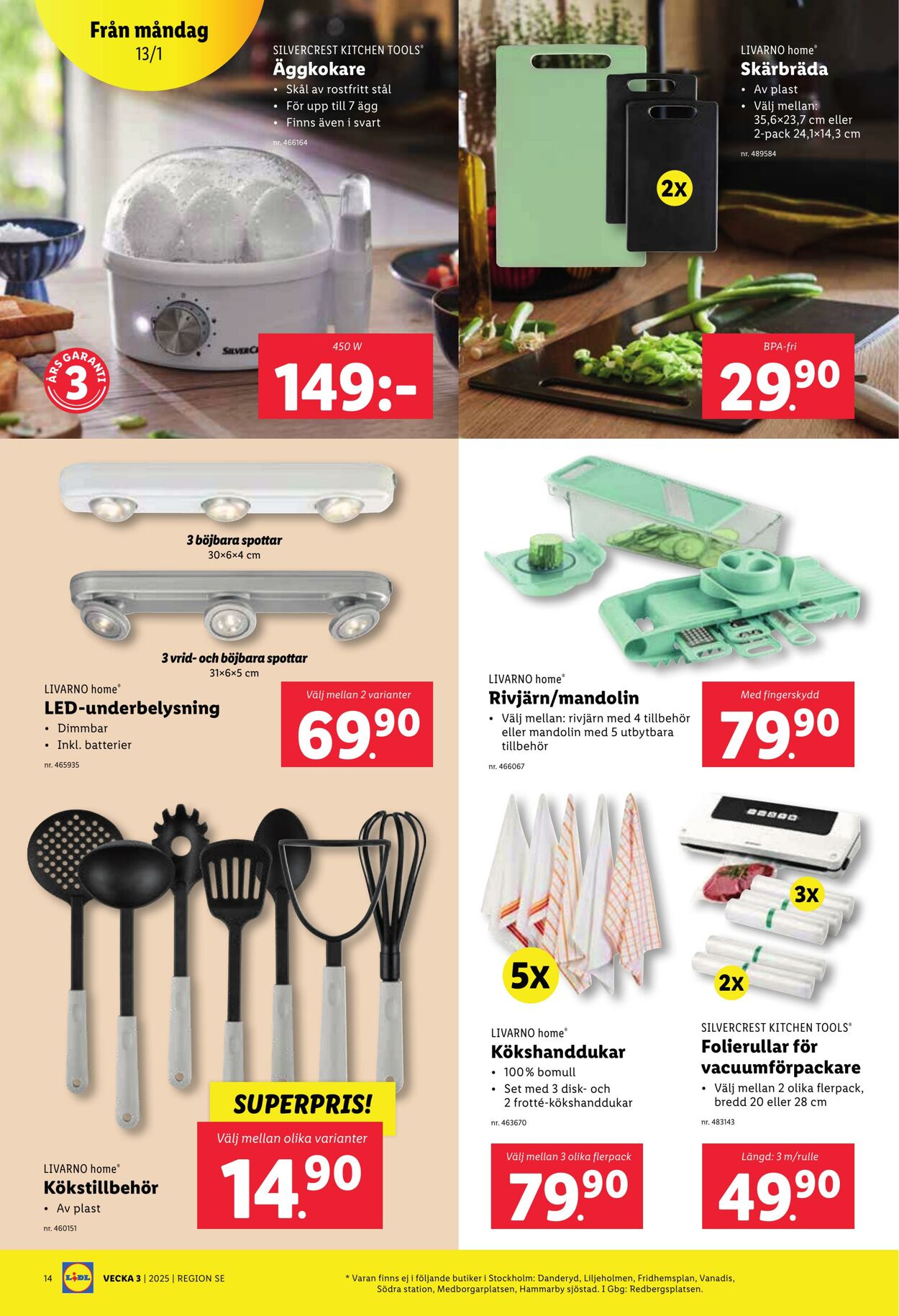 Erbjudanden Lidl 13.01.2025 - 19.01.2025