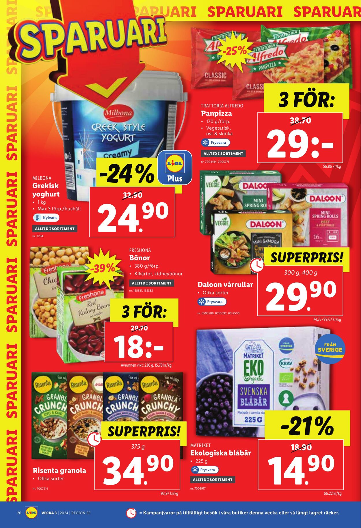 Erbjudanden Lidl 15.01.2024 - 21.01.2024