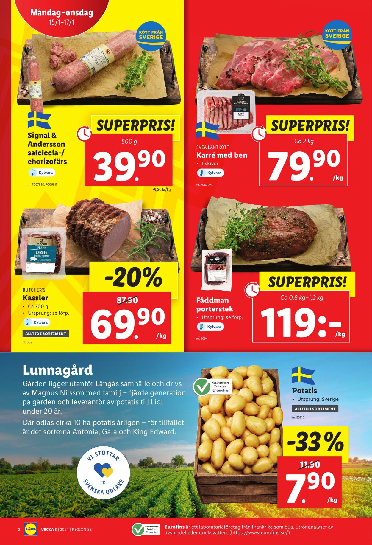 Erbjudanden Lidl 15.01.2024 - 21.01.2024