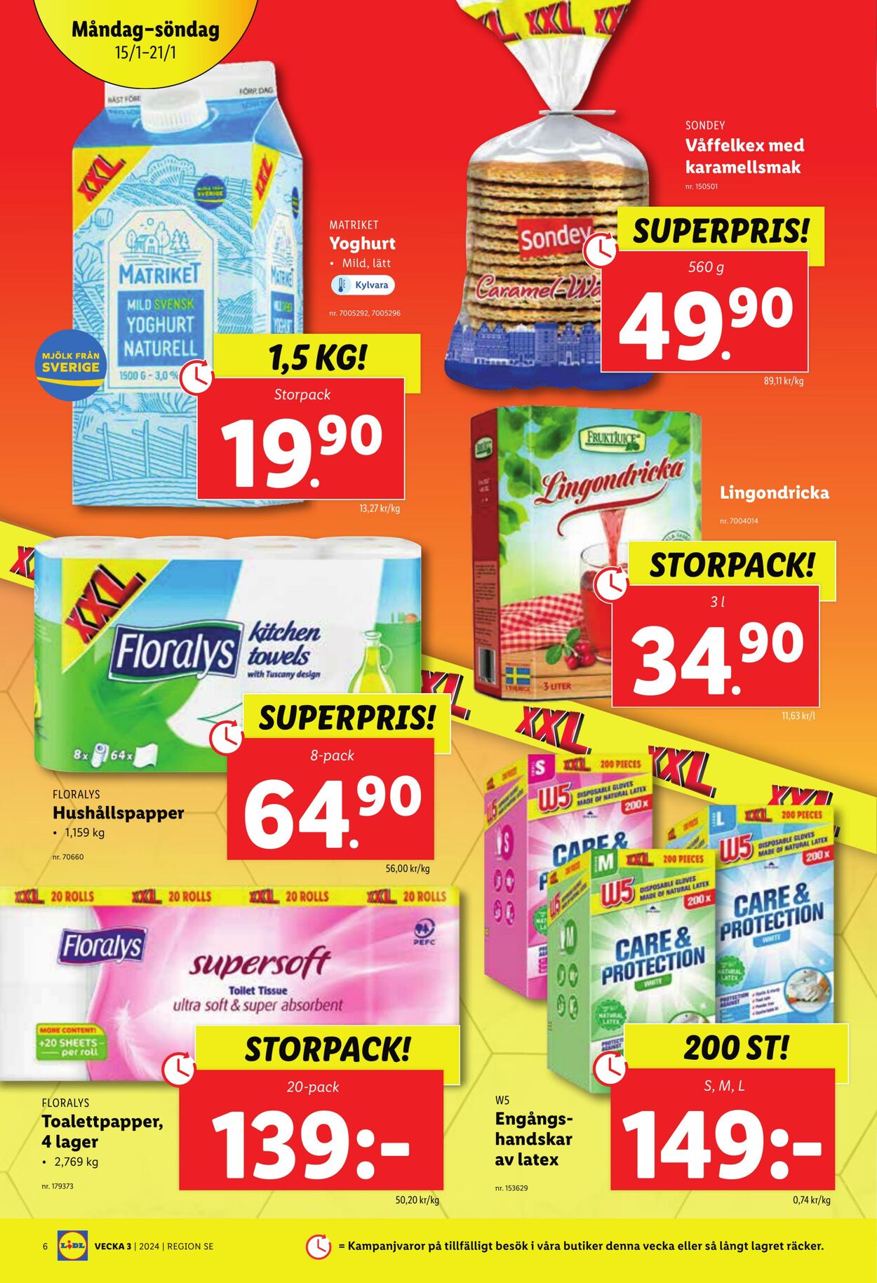 Erbjudanden Lidl 15.01.2024 - 21.01.2024