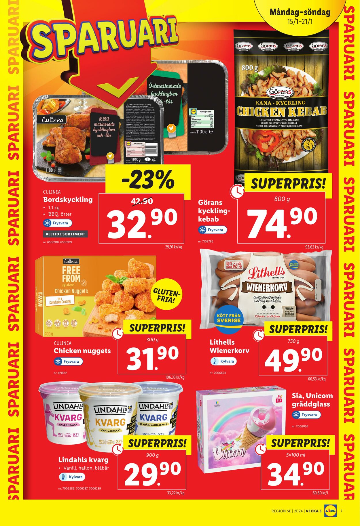 Erbjudanden Lidl 15.01.2024 - 21.01.2024