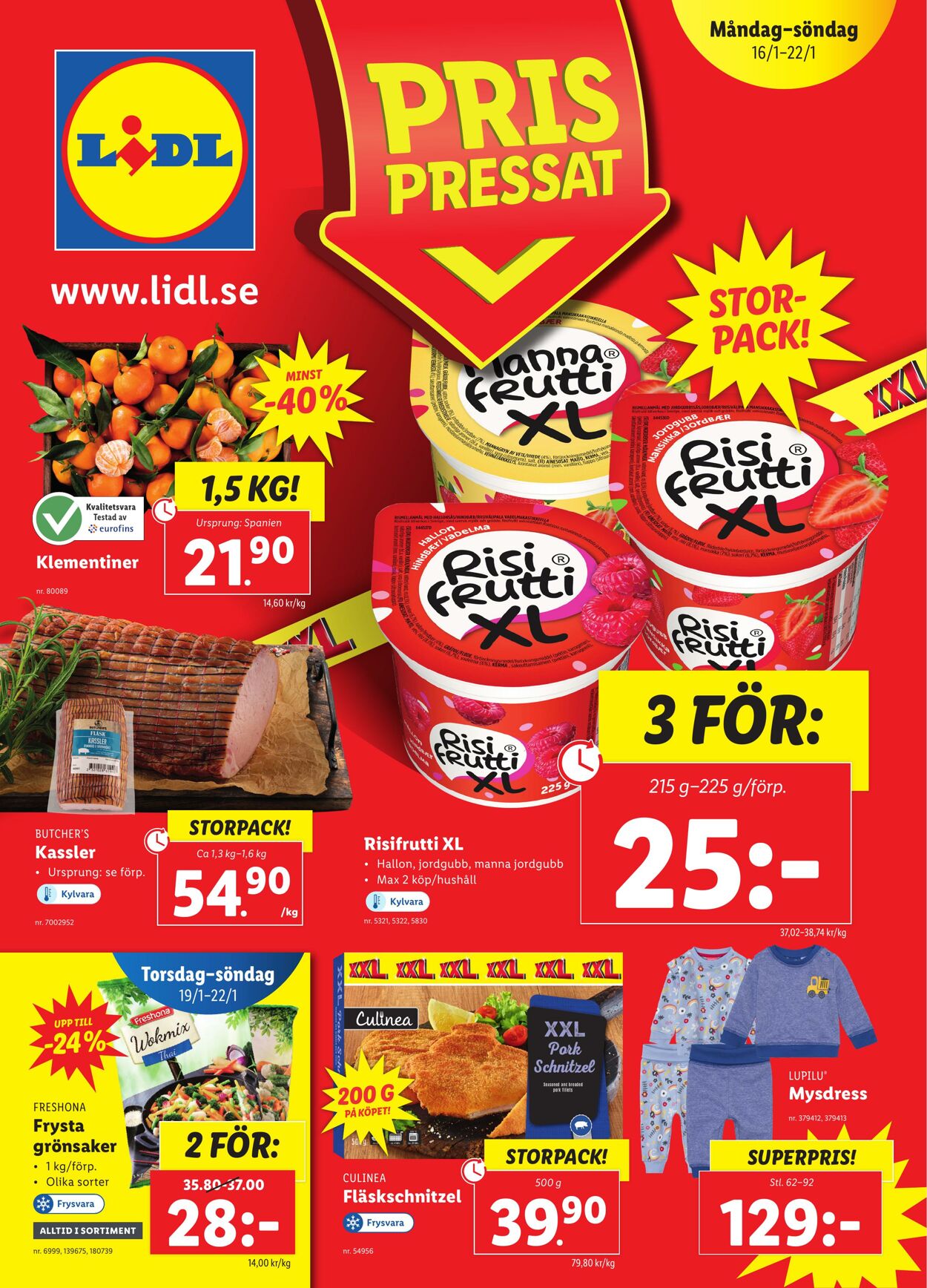 Erbjudanden Lidl 16.01.2023 - 22.01.2023