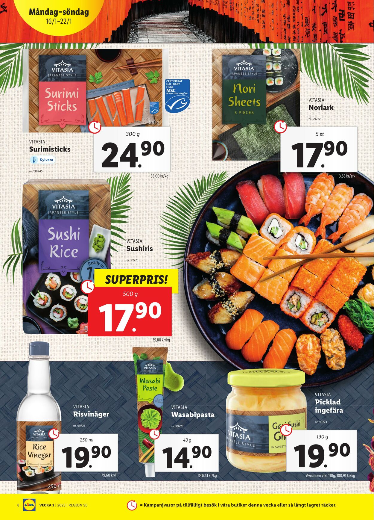 Erbjudanden Lidl 16.01.2023 - 22.01.2023