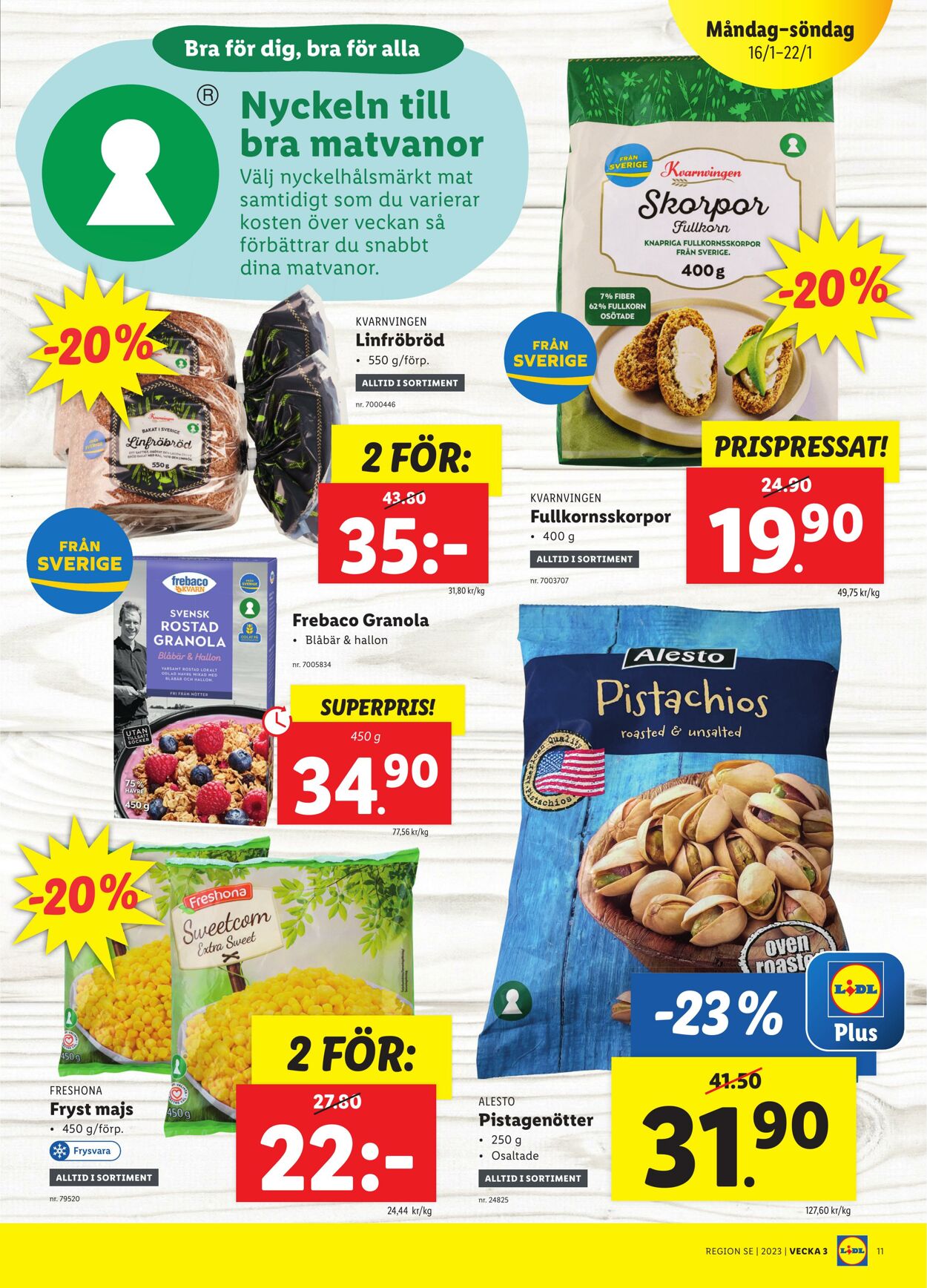 Erbjudanden Lidl 16.01.2023 - 22.01.2023