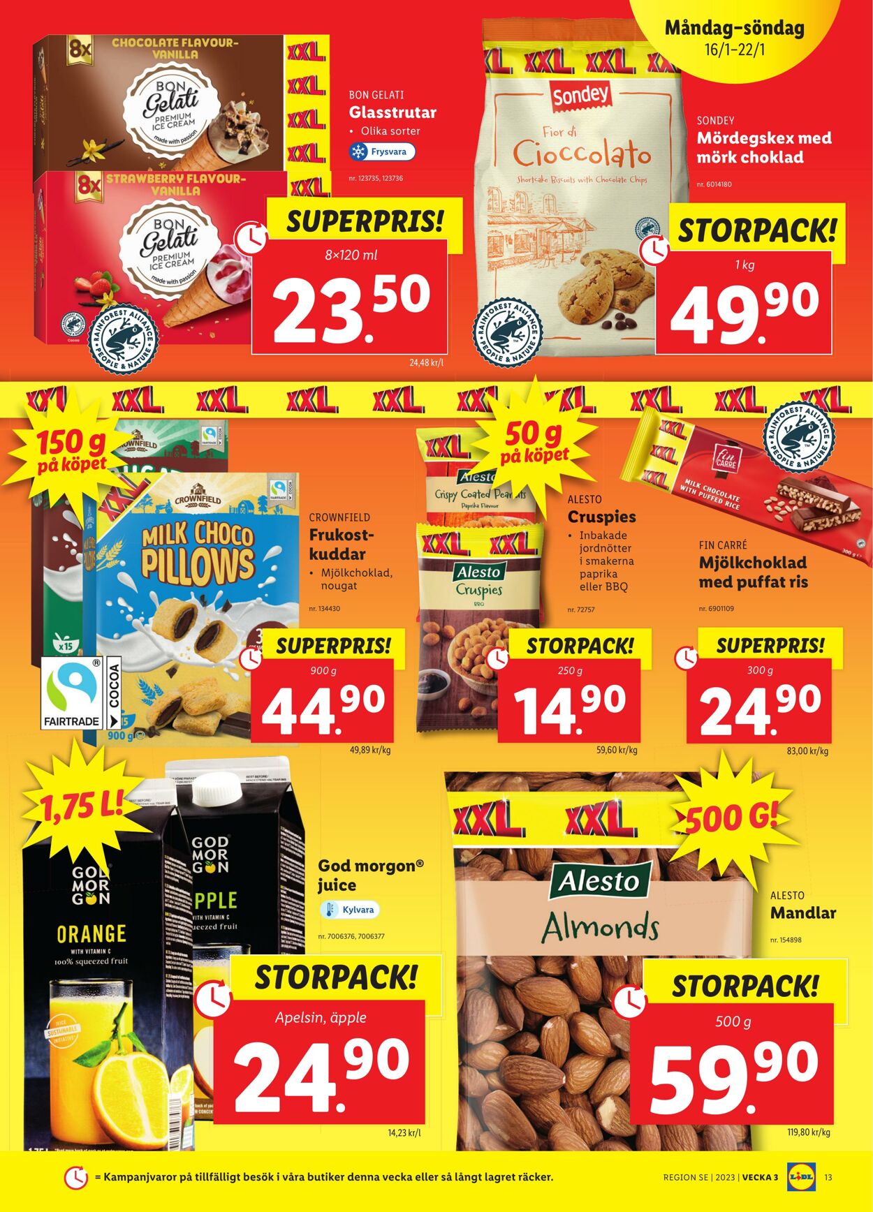 Erbjudanden Lidl 16.01.2023 - 22.01.2023