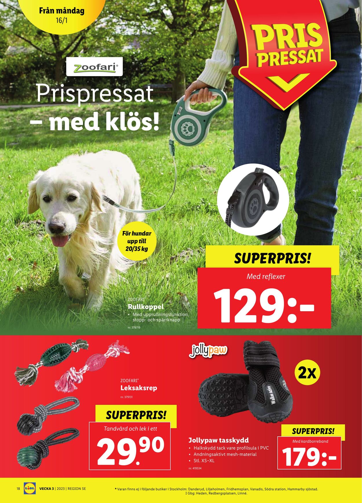 Erbjudanden Lidl 16.01.2023 - 22.01.2023