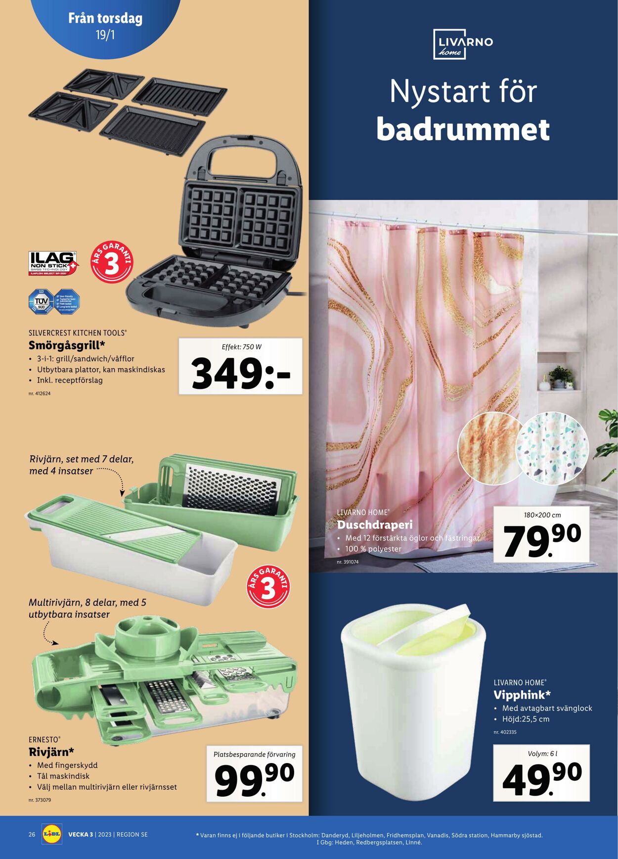 Erbjudanden Lidl 16.01.2023 - 22.01.2023