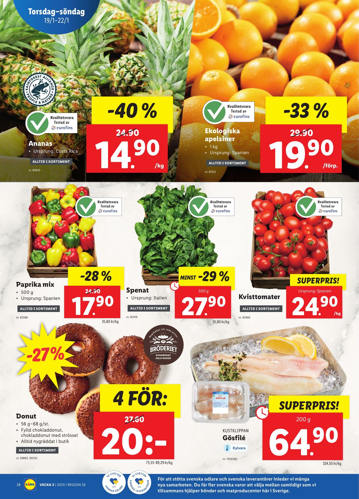 Erbjudanden Lidl 16.01.2023 - 22.01.2023